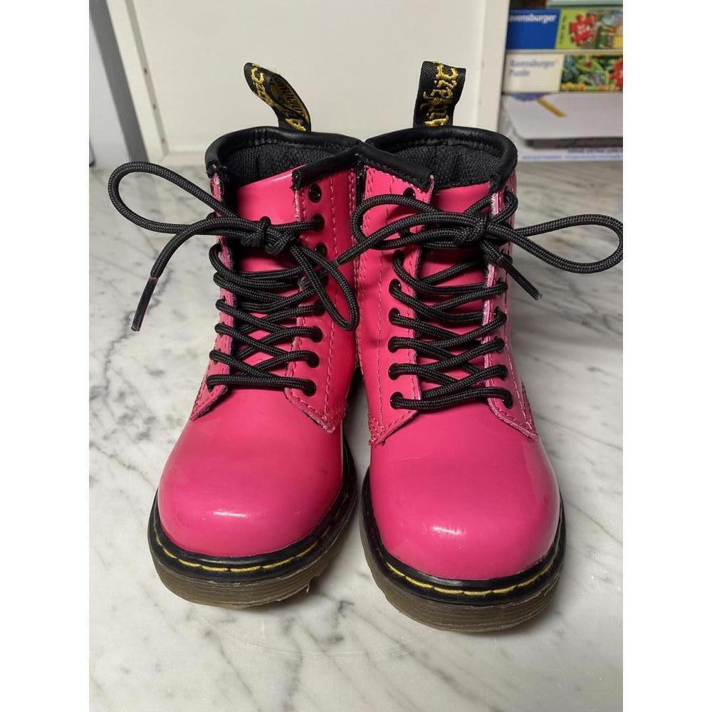 Dr. Marten’s toddler girl hot pink combat boots size 7
